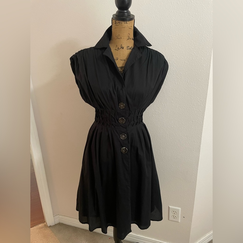 Tribute by Heni Neman Vintage little black dress Sz 4